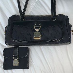 dooney & Bourke bag and wallet set
